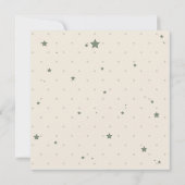 かわいいフクロウと誕生日飾り付きフローラカード カード (裏面)