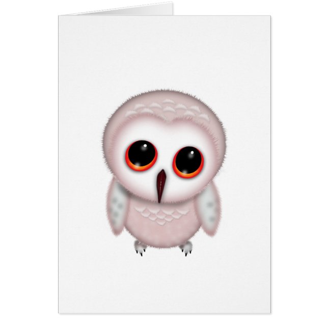 かわいいフクロウのイラスト (正面)