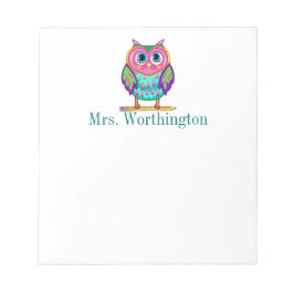 かわいいフクロウのノートパッド ノートパッド