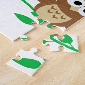 かわいいフクロウのフクロウ ジグソーパズル (側面)