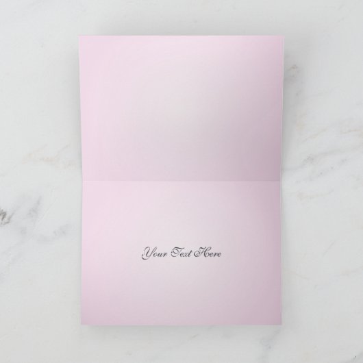 かわいいフクロウのベビーシャワーありがとう サンキューカード (内部)