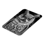 かわいいフクロウの像 マグネット (左側)