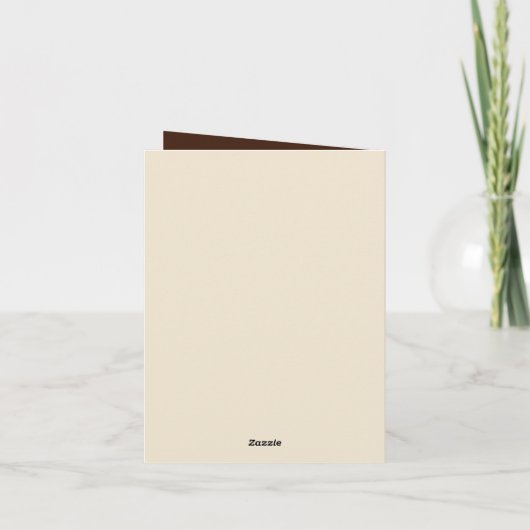 かわいいフクロウの恋人は文字を任意の目的を追加 カード (裏面)