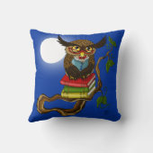 かわいいフクロウの本 クッション (裏面)