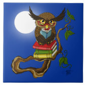かわいいフクロウの本 タイル (正面)