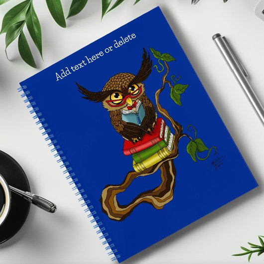 かわいいフクロウの本 ノートブック