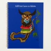 かわいいフクロウの本 プランナー手帳 (正面)