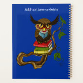 かわいいフクロウの本 プランナー手帳 (裏面)