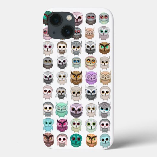 かわいいフクロウの束デザイン Case-Mate iPhoneケース (裏面)