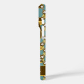 かわいいフクロウの毛色のパターンあなたの色を選択 Case-Mate iPhoneケース (裏面 / 左)