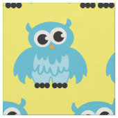 かわいいフクロウの漫画のベビーの子供部屋DIYの織布 ファブリック (クローズアップ)