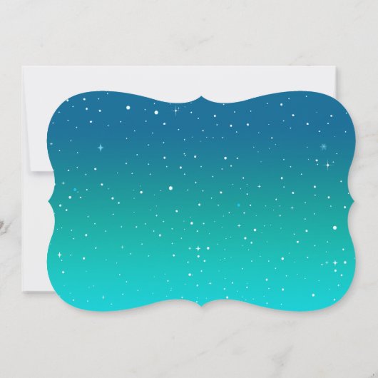 かわいいフクロウの秘密のサンタのパーティー 招待状 (裏面)