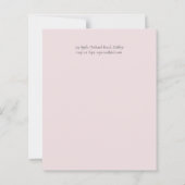 かわいいフクロウの結婚式テーマ 青とオレンジ (裏面)