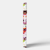 かわいいフクロウの背景のパター子供へン Case-Mate iPhoneケース (裏面 / 右)