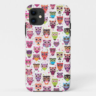 かわいいフクロウのiphone 5の場合 iPhone 11 ケース