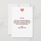 かわいいフクロウはいつも感謝の気持ちでいおもしろいるサンキューカード サンキューカード (裏面)