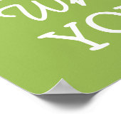 かわいいフクロウスケッチ – 誰にできるか ポスター (角)