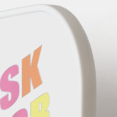 かわいいフクロウパドピックボール |恋人のかわいいイタリア ピックルボールラケット (左詳細)