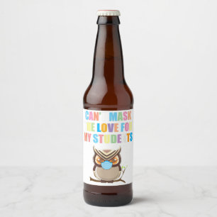 かわいいフクロウワインシールおもしろいノベルティプレゼント ビールラベル