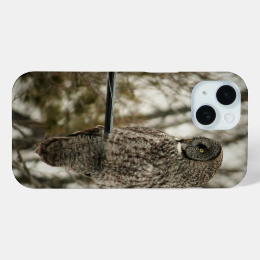 かわいいフクロウ付きIphone/Ipadケースデザイン Case-Mate iPhoneケース (裏面 (横))
