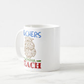 かわいいフクロウ先生になろう コーヒーマグカップ (正面左)