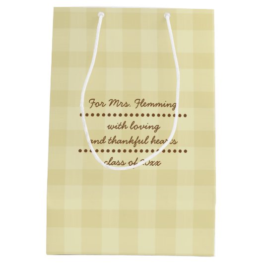 かわいいフクロウ先生鑑賞 ミディアムペーパーバッグ (裏面)