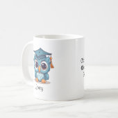 かわいいフクロウ幼稚園 コーヒーマグカップ (正面左)