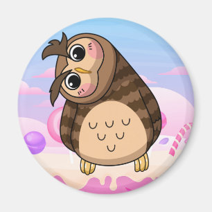 かわいいフクロウ磁石 マグネット