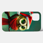 かわいいフクロウ素朴ヴィンテージクリスマス Case-Mate iPhoneケース (裏面 (横))