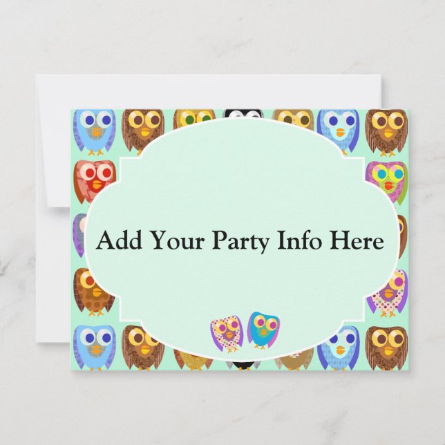 かわいいフクロウ (正面)