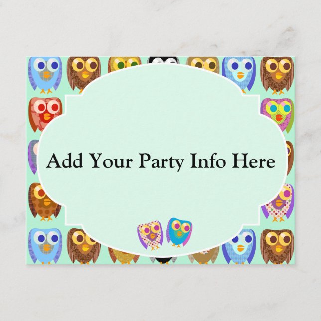 かわいいフクロウ (正面)