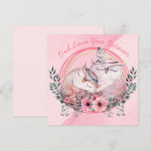 かわいいフクロウ (正面/裏面)