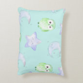 かわいいフクロウ アクセントクッション (裏面(縦))