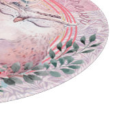 かわいいフクロウ カッティングボード (角)