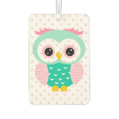 かわいいフクロウ カーエアーフレッシュナー (裏面)