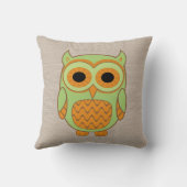 かわいいフクロウ クッション (裏面)