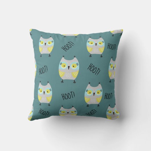 かわいいフクロウ クッション (裏面)