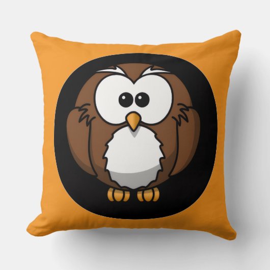 かわいいフクロウ クッション (正面)