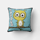 かわいいフクロウ クッション (裏面)