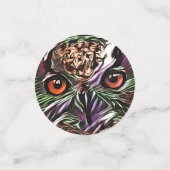 かわいいフクロウ コンフェッティ (スモール正面)