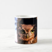 かわいいフクロウ コーヒーマグカップ (中央)