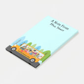 かわいいフクロウ·スクールバスの運転手 ポストイット (アングル)