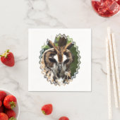 かわいいフクロウ スタンダードカクテルナプキン (インサイチュ)