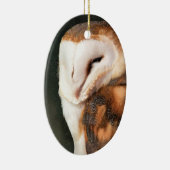 かわいいフクロウ セラミックオーナメント (右)