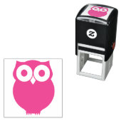 かわいいフクロウ セルフインキングスタンプ (インサイチュ)