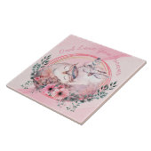 かわいいフクロウ タイル (側面)