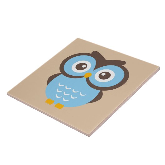 かわいいフクロウ タイル (側面)