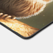 かわいいフクロウ デスクマット (コーナー)