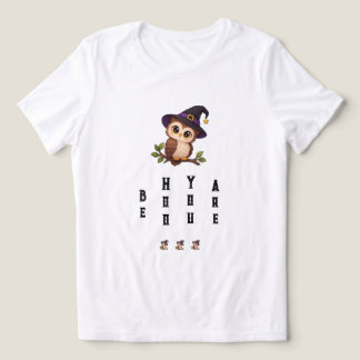 かわいいフクロウ トライブレンドTシャツ