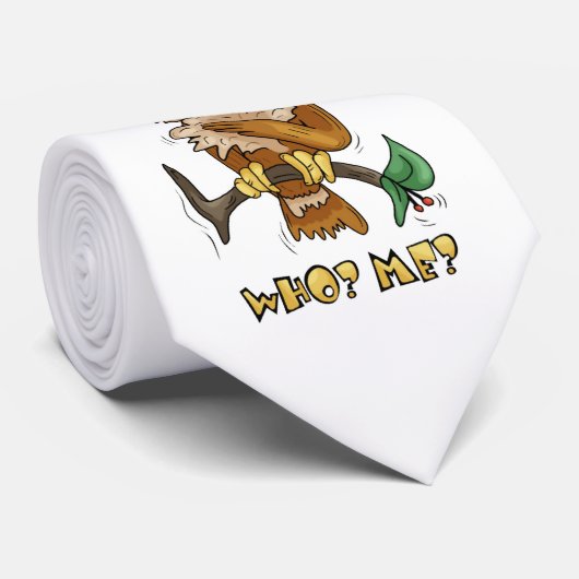 かわいいフクロウ ネクタイ (ロール)